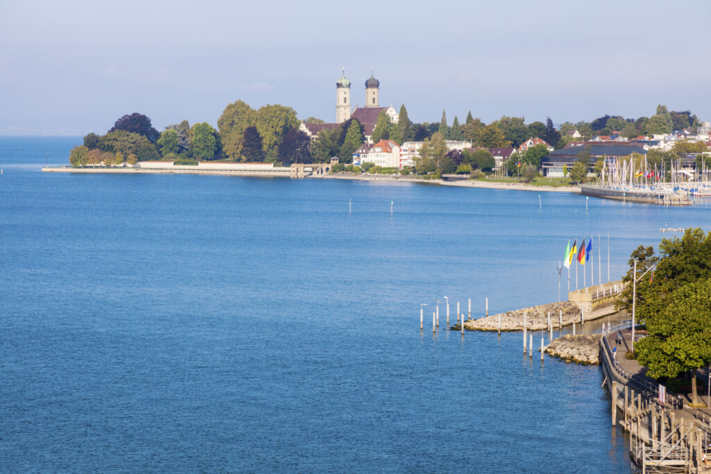 Luftaufname, Panoramabild Friedrichshafen