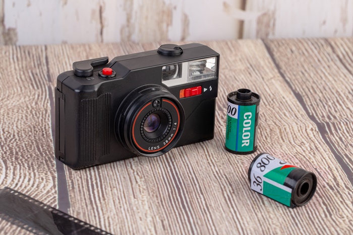 Filmkamera und Filme