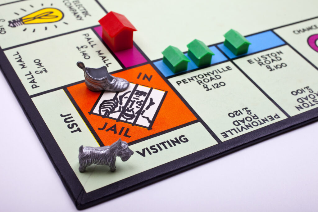Monopoly Gefängnis Brettspiel